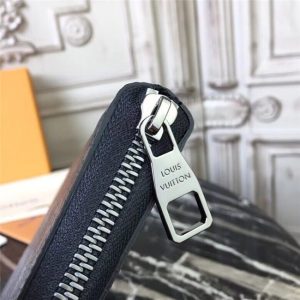 Louis Vuitton Zippy Wallet Vertical Monogram Eclipse Canvas