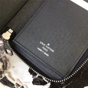 Louis Vuitton Zippy Wallet Vertical Monogram Eclipse Canvas