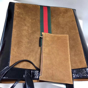 Gucci Ophidia Suede Large Tote