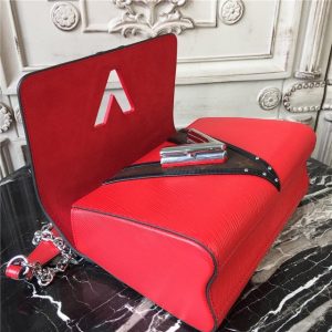 Louis Vuitton Twist MM Epi Leather Coquelicot