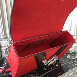 Louis Vuitton Twist MM Epi Leather Coquelicot