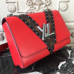 Louis Vuitton Twist MM Epi Leather Coquelicot