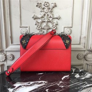 Louis Vuitton Twist MM Epi Leather Coquelicot