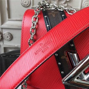 Louis Vuitton Twist MM Epi Leather Coquelicot