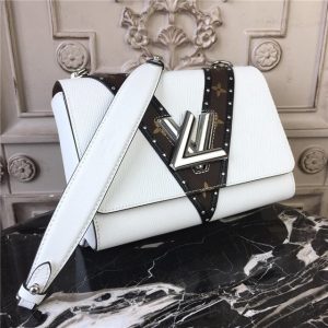 Louis Vuitton Twist MM Epi Leather Blanc