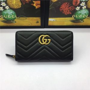 Gucci GG Marmont Zip Around Wallet (Varied Colors)