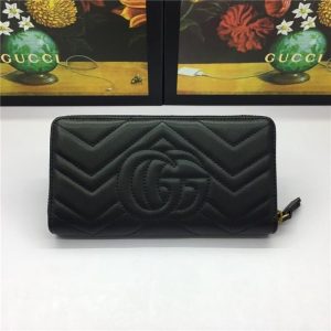 Gucci GG Marmont Zip Around Wallet (Varied Colors)