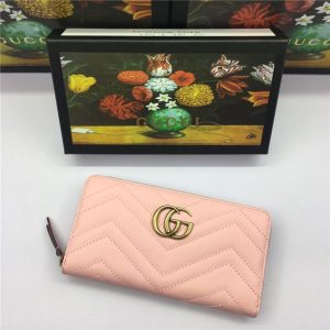 Gucci GG Marmont Zip Around Wallet (Varied Colors)