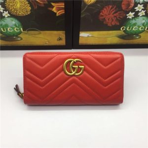 Gucci GG Marmont Zip Around Wallet (Varied Colors)