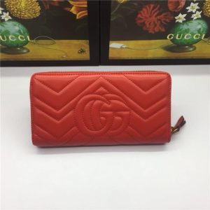 Gucci GG Marmont Zip Around Wallet (Varied Colors)