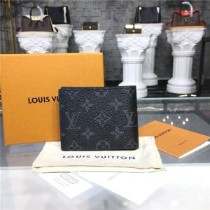 Louis Vuitton Slender ID Wallet Monogram Eclipse Canvas