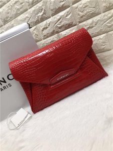 Givenchy Antigona Envelope Clutch Crocodile Embossed (Varied Colors)