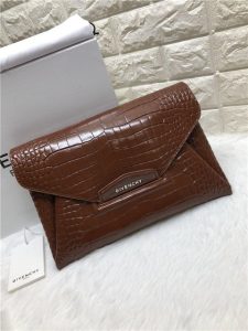 Givenchy Antigona Envelope Clutch Crocodile Embossed (Varied Colors)