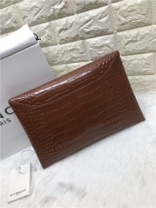 Givenchy Antigona Envelope Clutch Crocodile Embossed (Varied Colors)