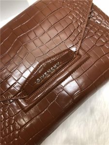 Givenchy Antigona Envelope Clutch Crocodile Embossed (Varied Colors)