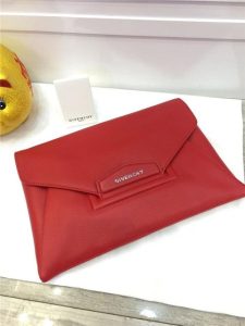 Givenchy Antigona Envelope Clutch Textured Leather (Varied Colors)