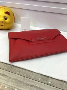 Givenchy Antigona Envelope Clutch Textured Leather (Varied Colors)