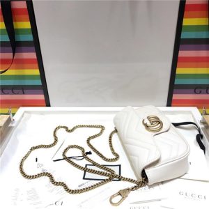 Gucci GG Marmont Matelasse Leather Super Mini Bag (Varied Colors)