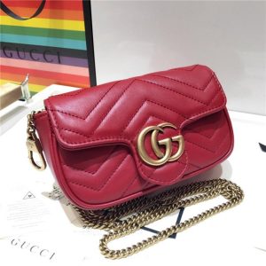 Gucci GG Marmont Matelasse Leather Super Mini Bag (Varied Colors)