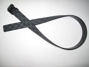 Louis Vuitton Initials Damier Graphite Belt