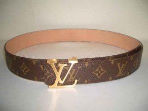 Louis Vuitton LV Initials Belt w/gold
