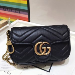 Gucci GG Marmont Matelasse Leather Super Mini Bag (Varied Colors)