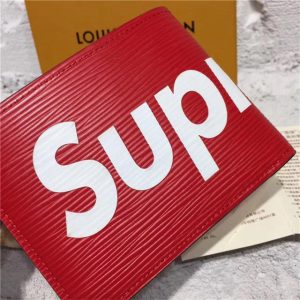 Louis Vuitton X Supreme Slender Wallet Epi