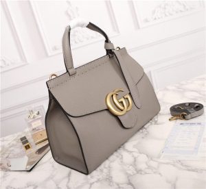 Gucci GG Marmont Leather Top Handle Bag (Varied Colors)