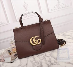 Gucci GG Marmont Leather Top Handle Bag (Varied Colors)