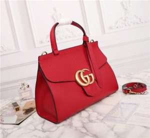 Gucci GG Marmont Leather Top Handle Bag (Varied Colors)
