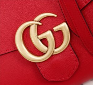 Gucci GG Marmont Leather Top Handle Bag (Varied Colors)