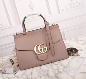 Gucci GG Marmont Leather Top Handle Bag (Varied Colors)