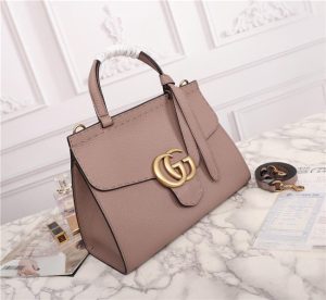 Gucci GG Marmont Leather Top Handle Bag (Varied Colors)