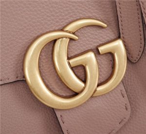 Gucci GG Marmont Leather Top Handle Bag (Varied Colors)