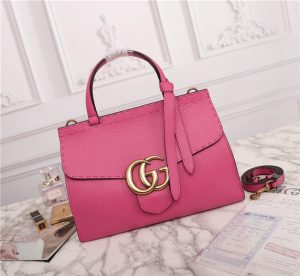 Gucci GG Marmont Leather Top Handle Bag (Varied Colors)