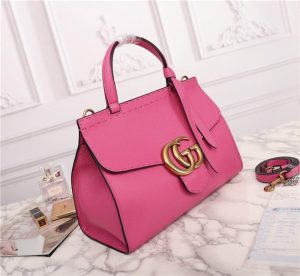 Gucci GG Marmont Leather Top Handle Bag (Varied Colors)