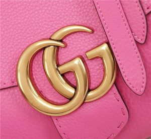 Gucci GG Marmont Leather Top Handle Bag (Varied Colors)