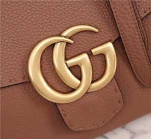 Gucci GG Marmont Leather Top Handle Bag (Varied Colors)