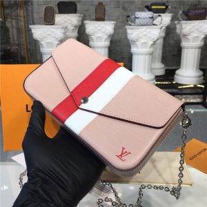 Louis Vuitton Pochette Felicie Epi leather Pink