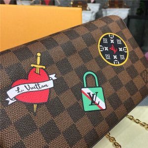 Louis Vuitton Pochette Felicie Damier Ebene Canvas