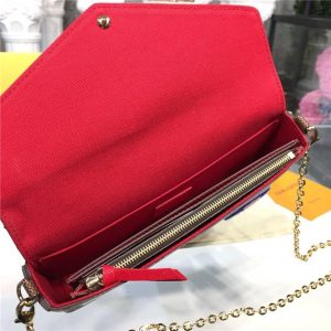 Louis Vuitton Pochette Felicie Damier Ebene Canvas