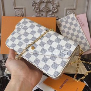 Louis Vuitton Pochette Felicie Damier Azur Canvas