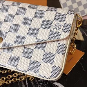 Louis Vuitton Pochette Felicie Damier Azur Canvas
