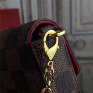 Louis Vuitton Pochette Felicie Damier Ebene Canvas