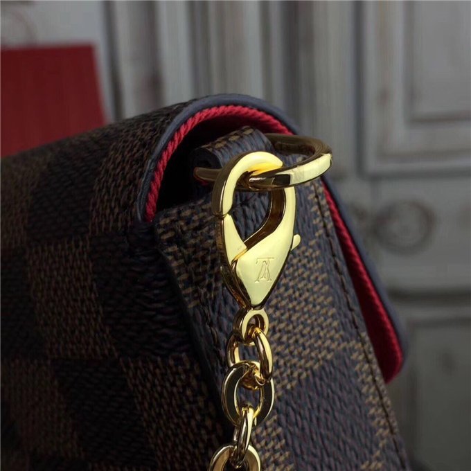Louis Vuitton Pochette Felicie Damier Ebene Canvas