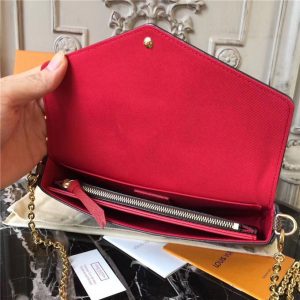 Louis Vuitton Pochette Felicie Damier Ebene Canvas