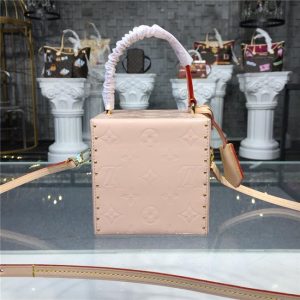 Louis Vuitton Bleecker Box Monogram Vernis Leather Rose Ballerine