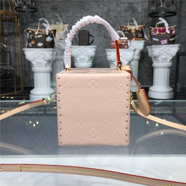 Louis Vuitton Bleecker Box Monogram Vernis Leather Rose Ballerine