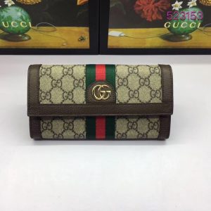 Ophidia GG continental wallet