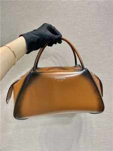 Prada Supernova Medium Tan Brushed Leather Handbag